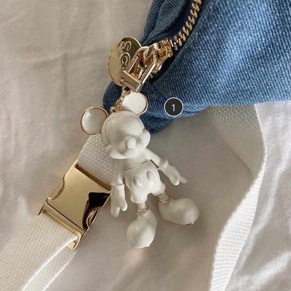NWT Collector’s Mickey Mouse bag charm by BaubleBar in sweet yellow - Picture 15 of 16